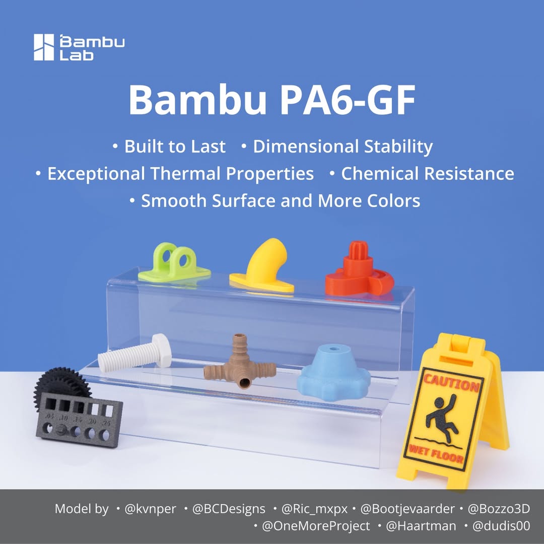 3D Printing Nylon - PA6-GF, sợi nhựa nylon gia cường
