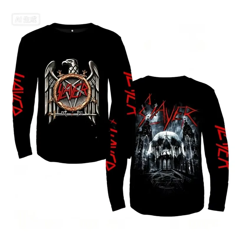 3D Long Sleeve Rock Slayer Ban - đánh giá và giá 3D Printing Custom