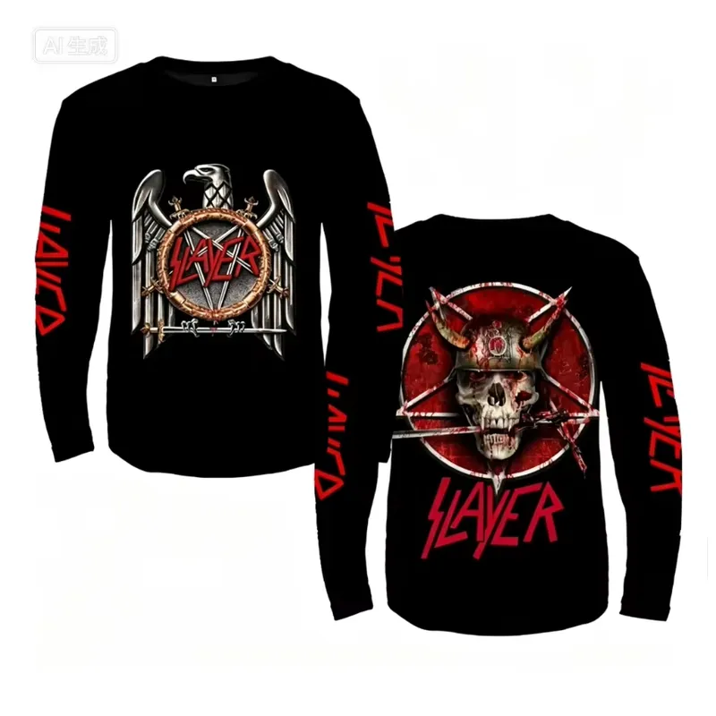 3D Long Sleeve Rock Slayer Ban - đánh giá và giá 3D Printing Custom