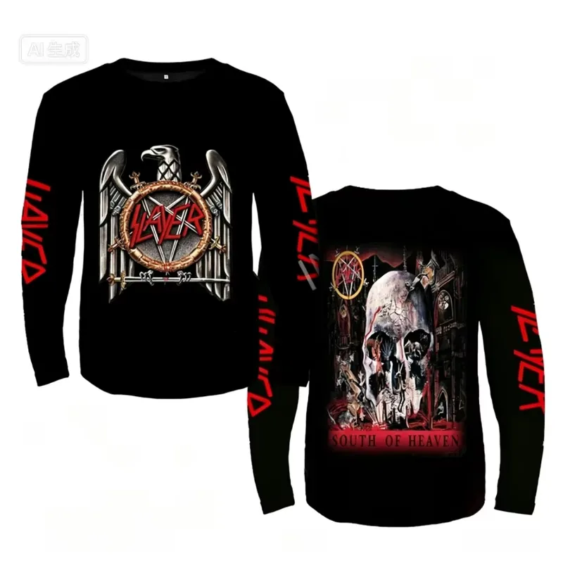 3D Long Sleeve Rock Slayer Ban - đánh giá và giá 3D Printing Custom