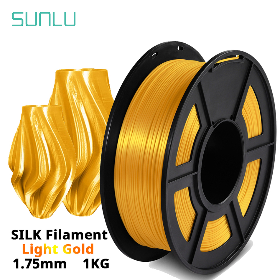 SUNLU Lụa PLA 3D Dây Tóc 1.75M - đánh giá và giá 3D Printing Nylon