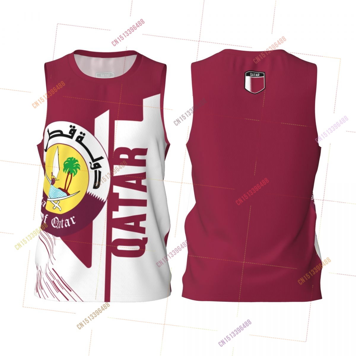 2027 Qatar 3D Flag Sports T-sh - đánh giá và giá 3D Printing Qatar